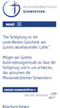 Mobile Screenshot of missionsaerztliche-schwestern.org