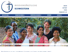 Tablet Screenshot of missionsaerztliche-schwestern.org